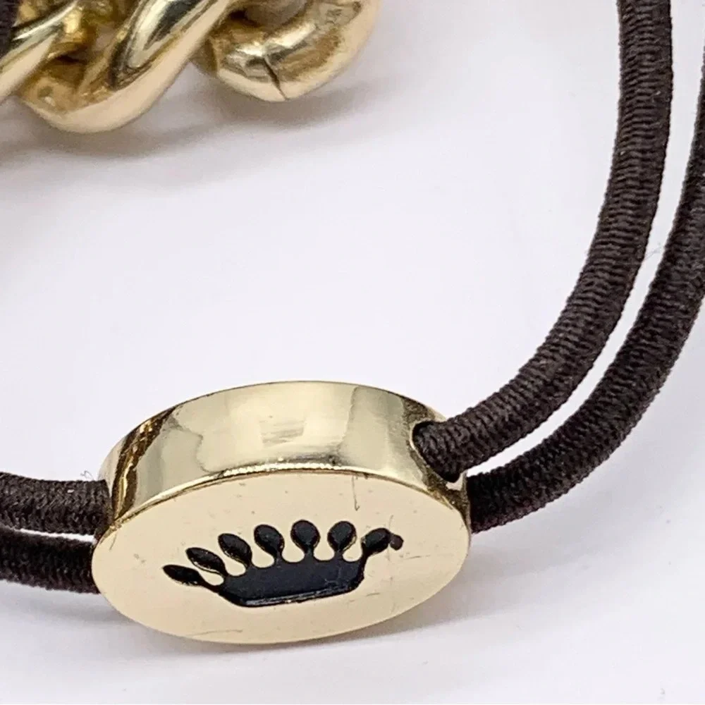 Juicy Couture Gold Jeweled Chain Necklace
